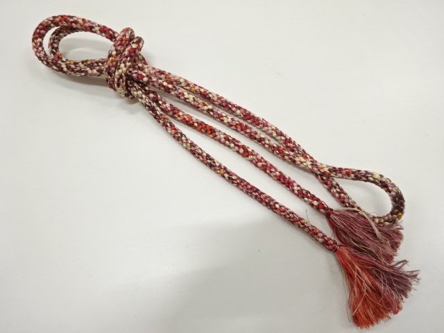 JAPANESE KIMONO / HAND-TIED OBIJIME